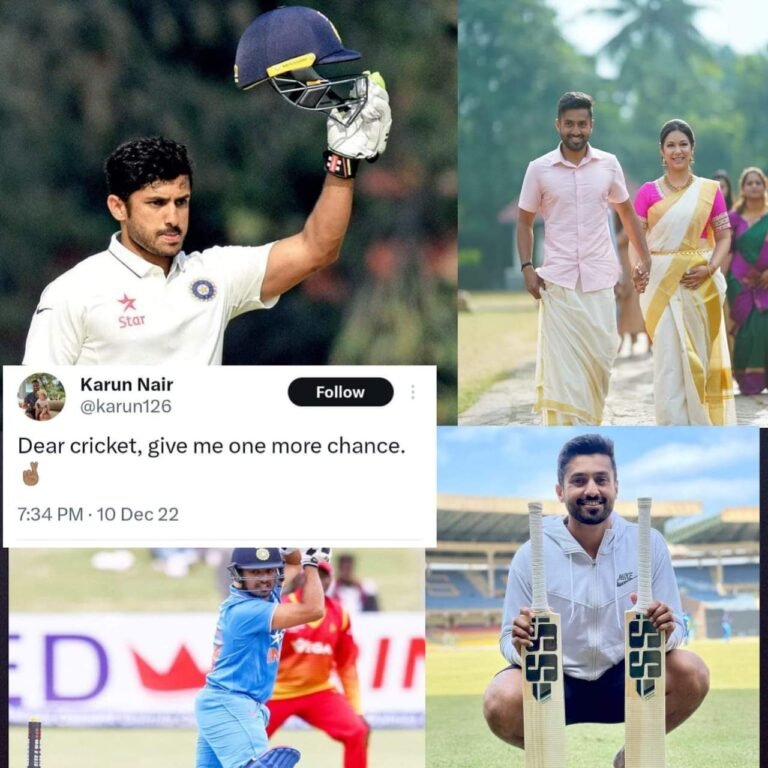 ಕರುಣ್ ನಾಯರ್‌ಗೆ ಆದ ಅನ್ಯಾಯ ಭಾರತೀಯ ಕ್ರಿಕೆಟ್‌ನಲ್ಲಿ ಯಾರಿಗೂ ಆಗಿಲ್ಲ..!